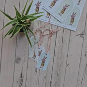 Digistamp Schüchterner Hase Hangtags