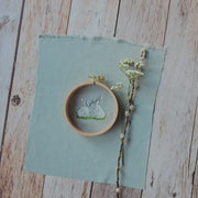 Stickdatei Schneehasen