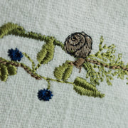 Stickdatei Set Schnecke im Blaubeerrahmen