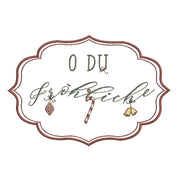 Embroidery file "O Holy Night" Appliqué processing