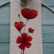 Stickdatei Großes Klatschmohnbouquet