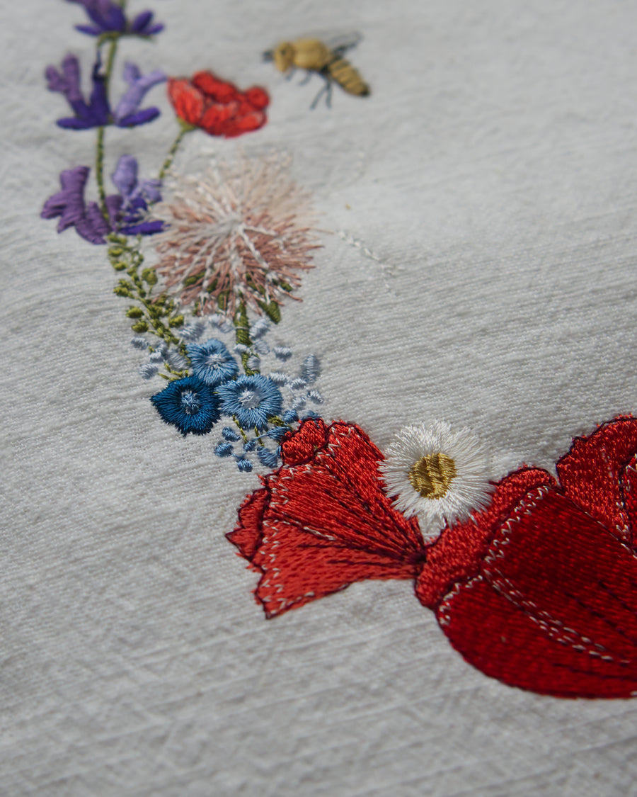 Stickdatei Großer Blumenkranz