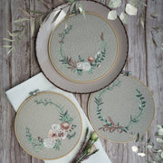 Stickdatei Kranz mit Trockengräsern