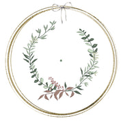 Stickdatei Kranz mit Trockengräsern