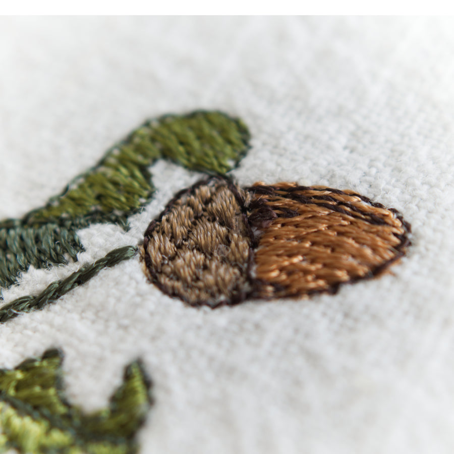 Embroidery file: Squirrel in a large berry wreath