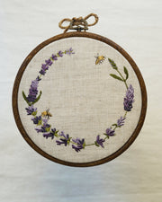 Stickdatei Set Lavendel mit Biene