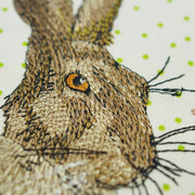 Embroidery design: Rabbit with wildflower meadow