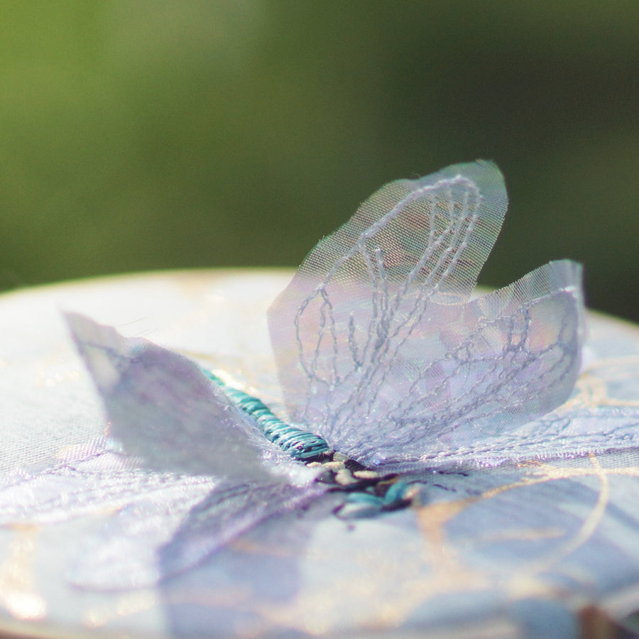 ITH dragonfly embroidery design