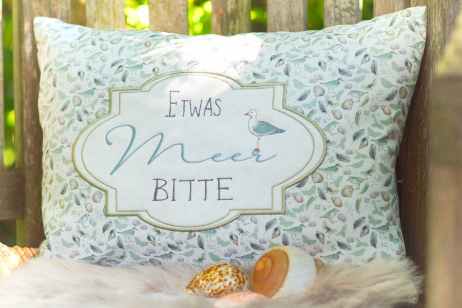 Stickdateien Set "Etwas Meer bitte" Applikationsverarbeitung