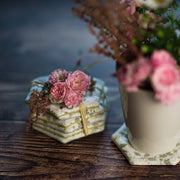 ITH embroidery file cup coaster