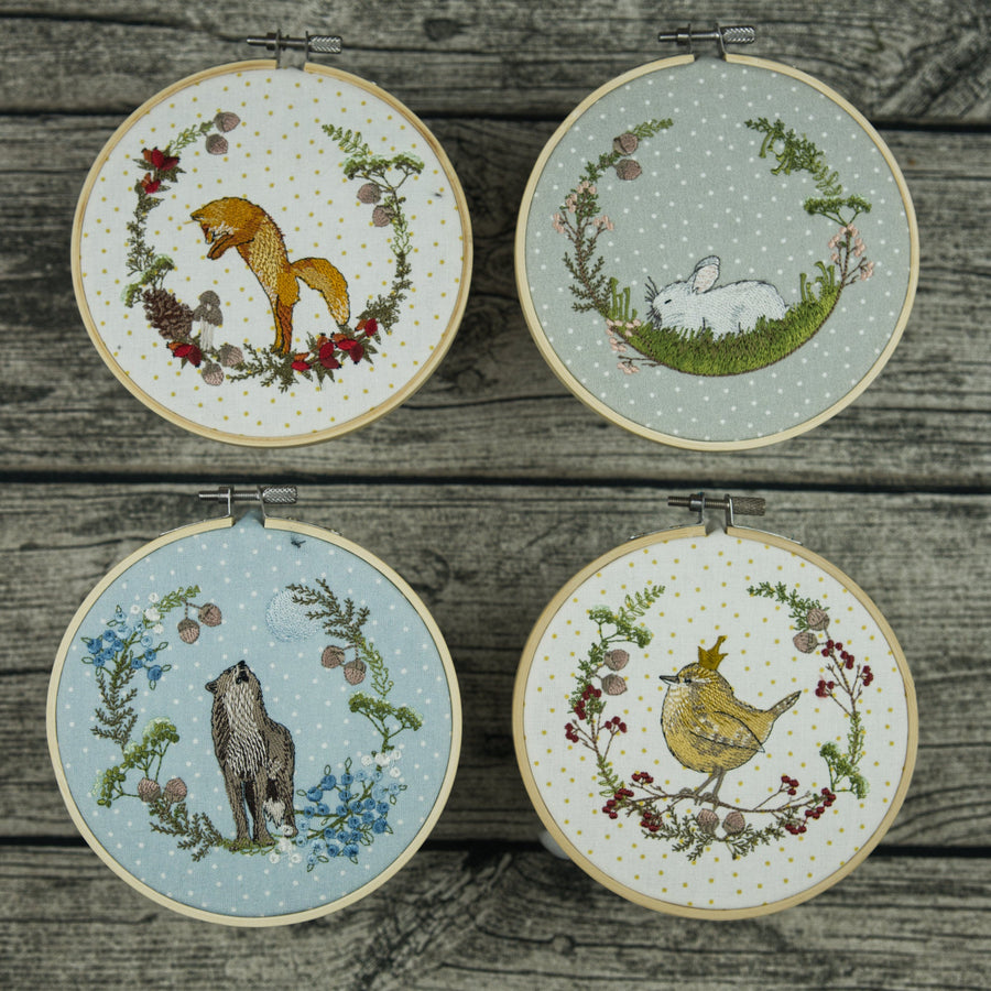 Stickdatei Beerenkranz