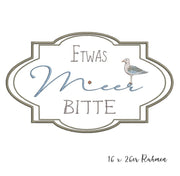 Stickdateien Set "Etwas Meer bitte" Applikationsverarbeitung