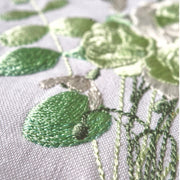 Eucalyptus wreath embroidery design