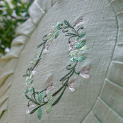 Eucalyptus wreath embroidery design